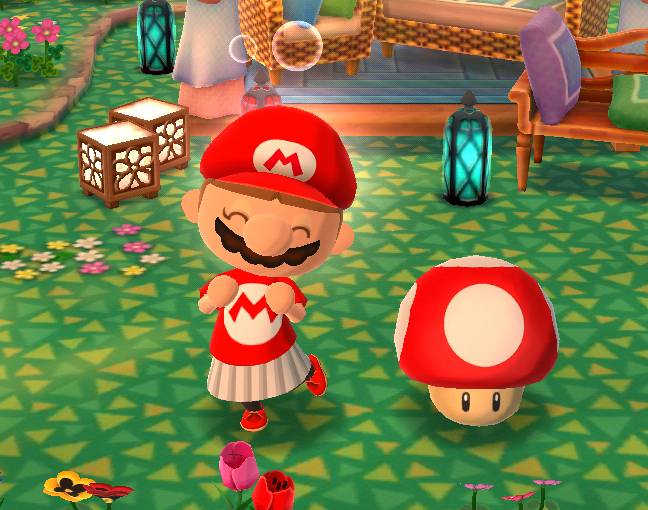 「スーパーマリオコラボイベント」でマリオになりました。