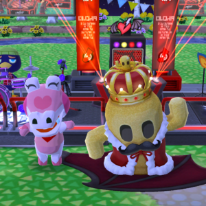 おおきなミニハニワ(キング)とアリゲッティ