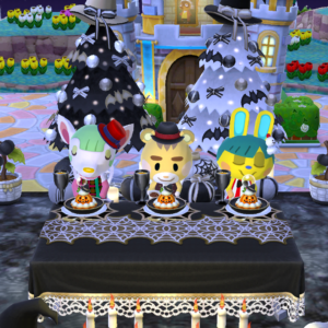 モノトーンなハロウィンパーティー