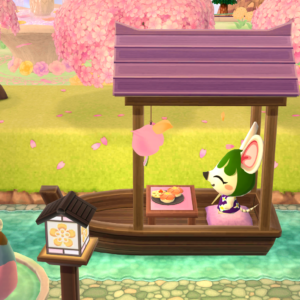 「まいこちゃんと満開！お花見船」お花見船Bとサラ