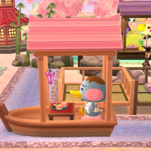 「まいこちゃんと満開！お花見船」お花見船Aとナッキー