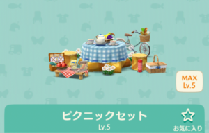 ピクニックセット Lv.5