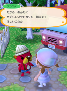 「ラコスケのトロピカルリゾート」ヤドカリを捕まえます。