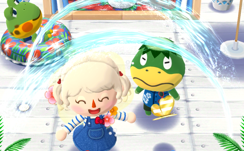 ガーデンイベント「かっぺいとサマーリゾート・バケーション」でリゾート気分を味わいました。