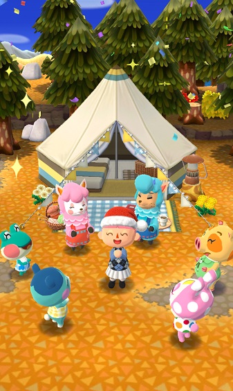 「ナチュラルなテント」のお披露目会。