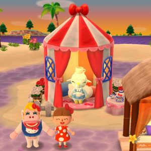 ハローキティのテントとフィーカ